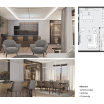 Četvorosoban stan u novogradnji na Dedinju, 127m2