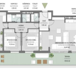 Luks 4.0 penthaus u bloku 65, Airport Garden 134m2