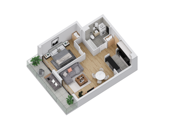 Nov 2.0 stan u kompleksu Smartlife Park, Voždovac, 56m2