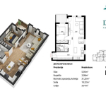 Jednoiposoban stan u novogradnji kod Zvezdarske šume, 55m2