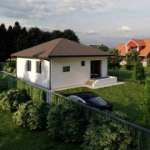 Moderna kuća u sivoj fazi u Vrčinu, 104m2